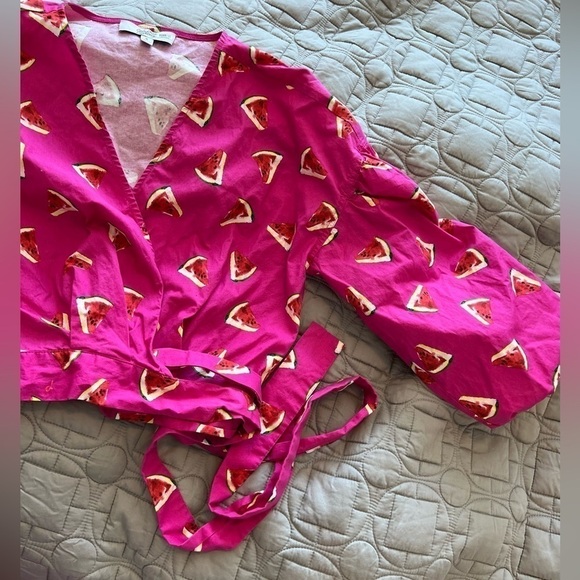 Color Me Courtney Pink Watermelon Print Top - Picture 9 of 16